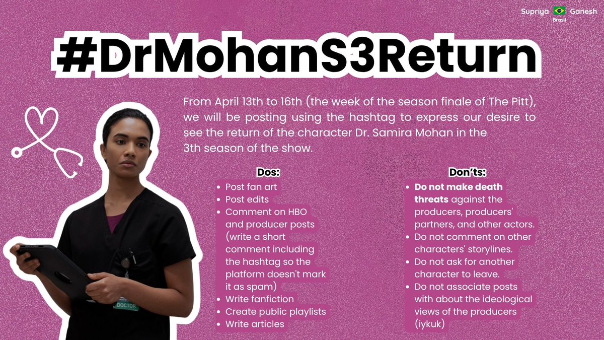 Supriya Ganesh Brasil tweet media