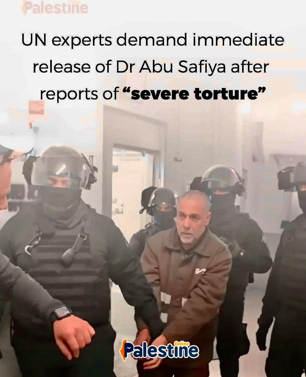 deryacaburda's tweet image. Dr Hussam Abu Safiya has been held in Israeli captivity for 464 days, subjected to torture, inhumane living conditions and medical neglect.
No charges have been brought against him.
What is Israel holding him for? #FreeDrHossamAbuSafiya and #FreePalestine
@drtlaleng