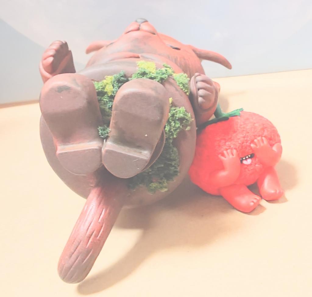 懐かしの MINJI MORRIS✨️
3枚目：ネズミたちにもトマト🍅
4枚目：見えないところにまでplants🌿
#つのねこ 　#MINJI