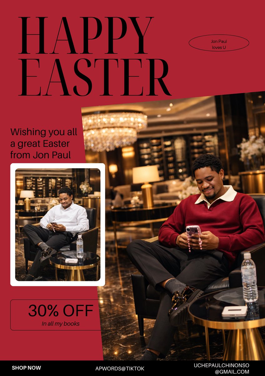 youche_paul's tweet photo. se:
#HappyEaster
#AtletiBarça 
#Readers
#FYP
#ForYou
Happy Easter to my amazing readers 🐣📚❤️
Grateful for every single one of you
30% off today only 🎁👇
#Resurrección #5NisanAvukatlarGünü #Páscoa #PolicíaEcuador #Resurrección https://t.co/SGSHXgKdzV