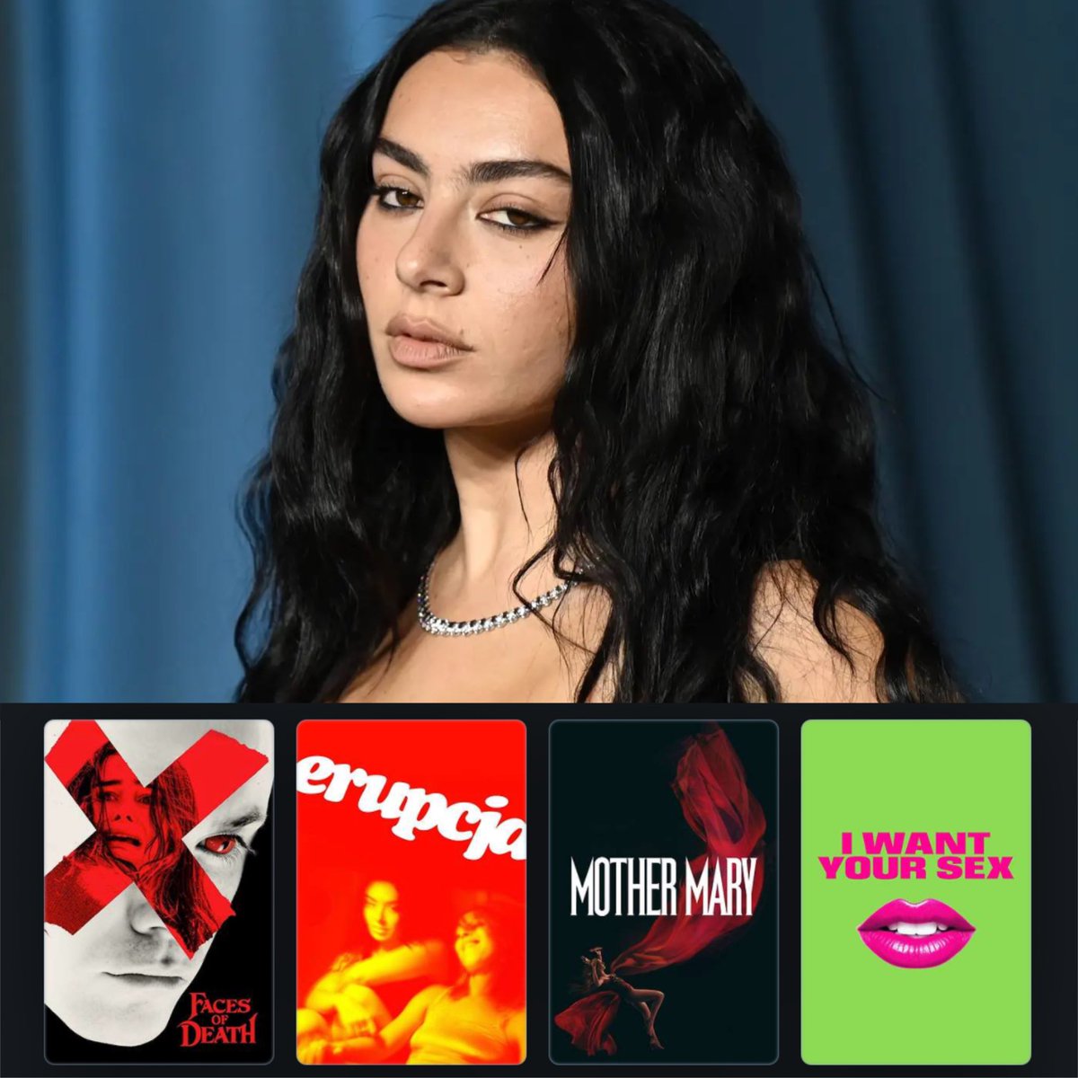 xcxfilms's tweet image. 🚨 UPCOMING CHARLI XCX FILM PROJECT RELEASE DATES 🚨

FACES OF DEATH 🔪 APRIL 10  ERUPCJA 🌋 APRIL 17 MOTHER MARY 🎶 APRIL 17 (MUSIC ONLY) I WANT YOUR SEX 👄 JULY 31