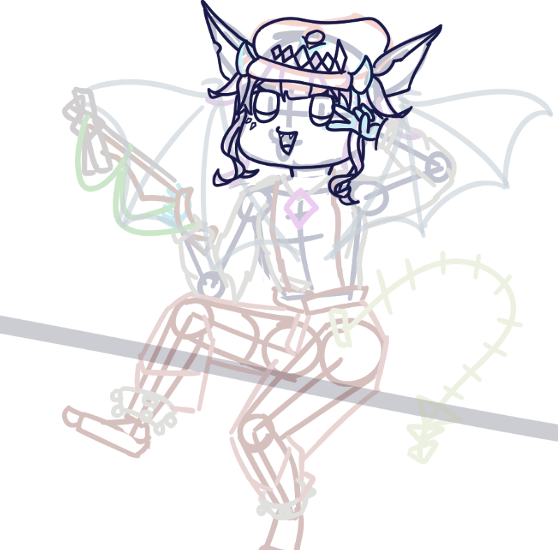 NeedlessArting's tweet photo. Week 15 : ddoodle WIP (Biboo Ivy cosplay from Deadlock) https://t.co/uODVvL3A0b