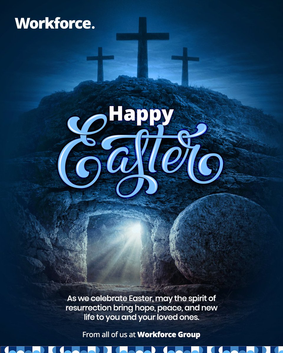 workforce_group's tweet photo. Happy Easter from all of us at Workforce Group.  
#WorkforceGroup 
#HappyEaster 
#ResurrectionSunday 
#NewBeginnings https://t.co/WSNWRBVlKe