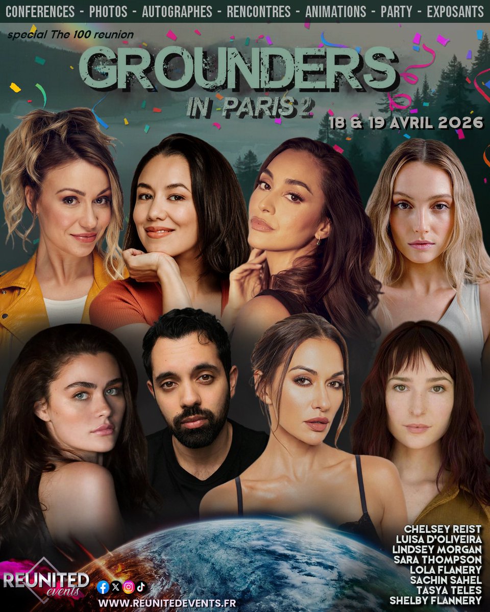 Reunited_Events's tweet photo. #GIP2 🚀 Préparez-vous pour un week-end mémorable😍
✨Partagez des souvenirs magiques aux côtés d’un cast incroyable, ambiance garantie avec nos 8 invités ! 
//🪐 Get ready for a memorable weekend😍
✨ Share magical memories with an incredible cast, great vibes guaranteed! https://t.co/ZdLK8POW6X