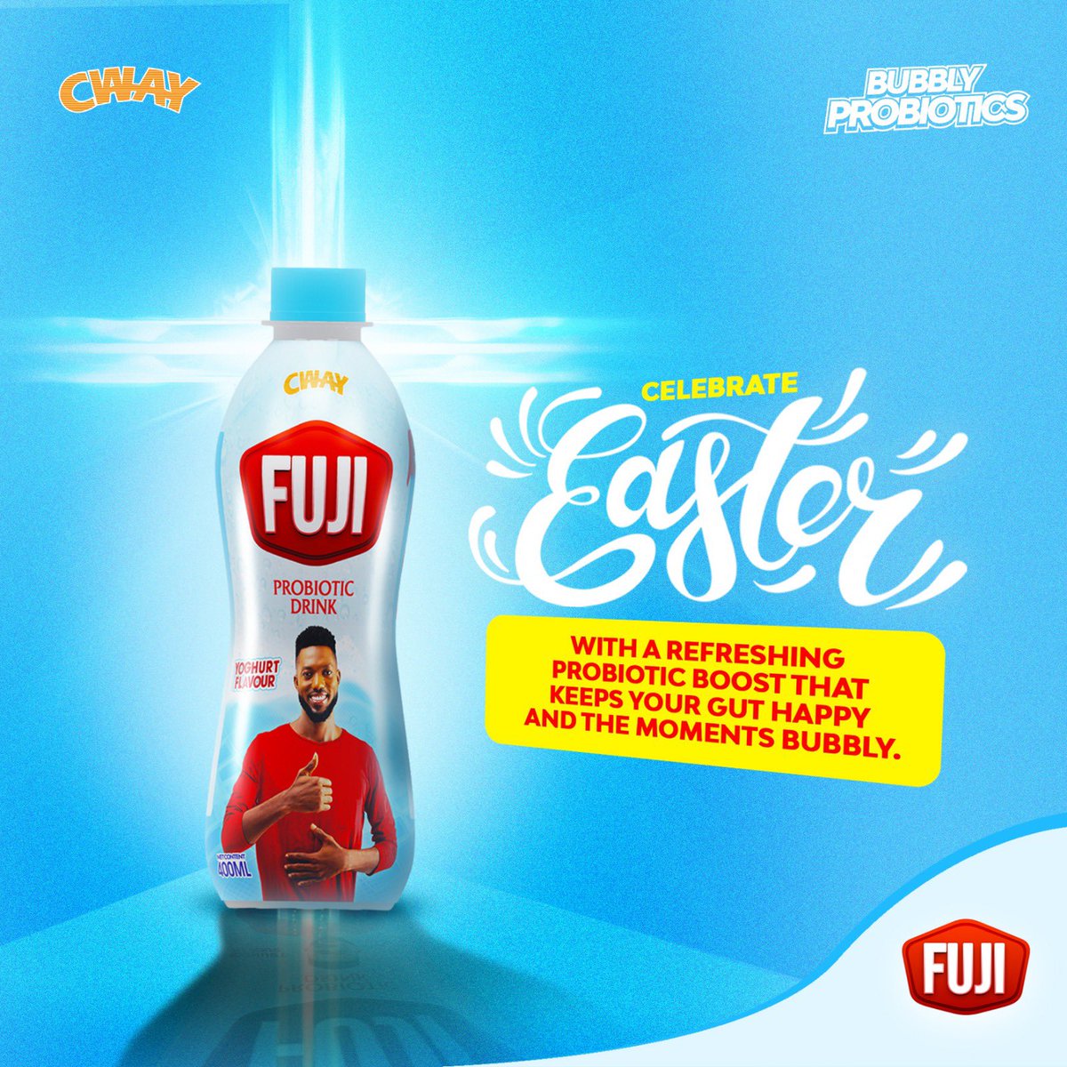 Fujidrink's tweet image. This Easter, let your joy bubble a little more✨

Good food, great company and a refreshing probiotic boost to keep your gut happy because when your gut feels good, everything feels better 😉

Happy Easter 

#FujiProbiotics
#HappyEaster
#FeelGoodMoments