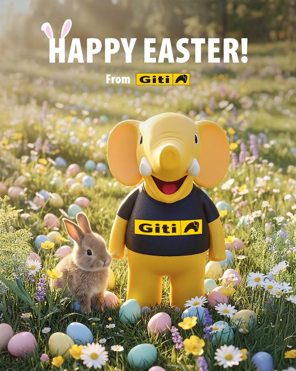 Happy Easter from Giti Tire USA 🐘🐰 Wishing you a smooth ride, safe miles, and a great spring weekend. #Easter #Cars #FamilyTime #MadeinUSA Giti Tire USA | A Global Tire Company - Giti Tires USA gititireusa.com