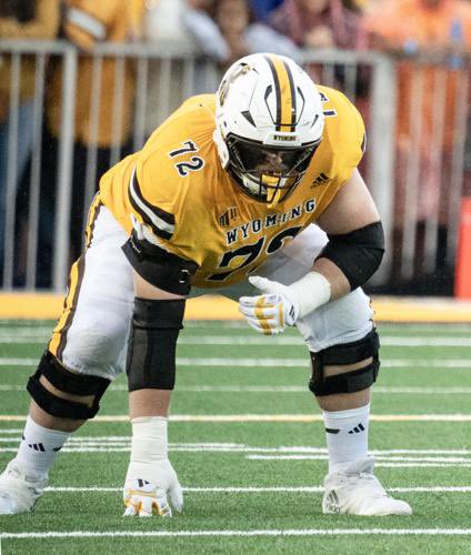 BlueridgeBronc1's tweet image. While it’s not on the collective radar of most in #BroncosCountry, don’t be surprised to see the team add at least one OL between #NFLDraft2026 &amp;amp; #UDFA. By my count, the #Broncos have interviewed 16 so far. #Wyoming OL Caden Barnett would be an outstanding fit for the #Broncos.