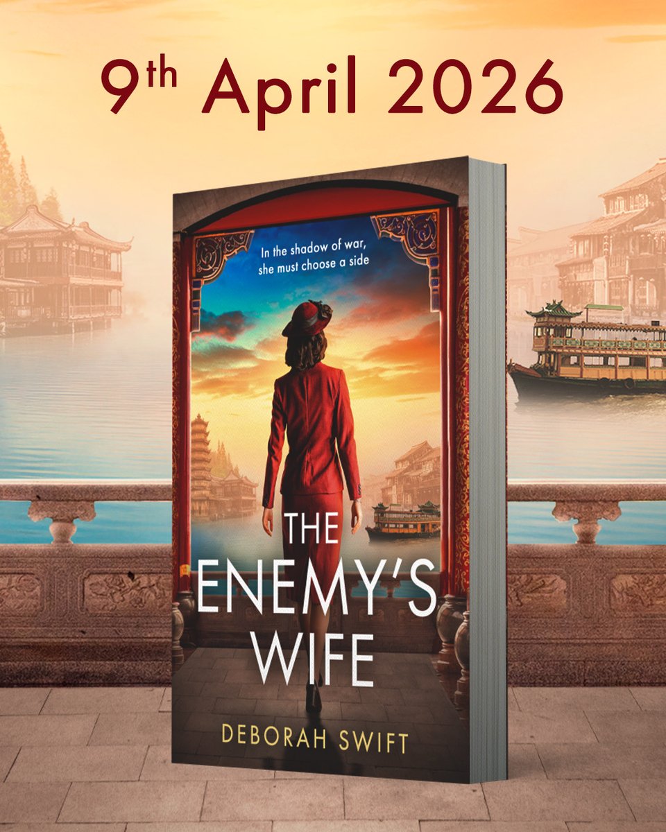 swiftstory's tweet image. ✨4 days to go until you can get your hands on my new book, The Enemy's Wife.
✨'A fast-paced, beautifully written, and moving story. ... Wartime Shanghai jumped off the page' CLARE FLYNN
#WW2 #Pageturner #BookTwitter Preorder here:
mybook.to/EnemysWife