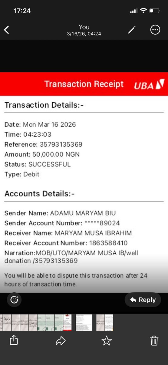 Aryam__b's tweet photo. Sum of 102,500 was sent for the well donation (a joint project)

Alhamdulillah the well has been completed, location  Wailari bayan gidan lambu, kano state.

I hope next year we will build it completely and not collaborate 

mosque renovation will be posted once done 🙏🏽 https://t.co/GZZxpdXKAw