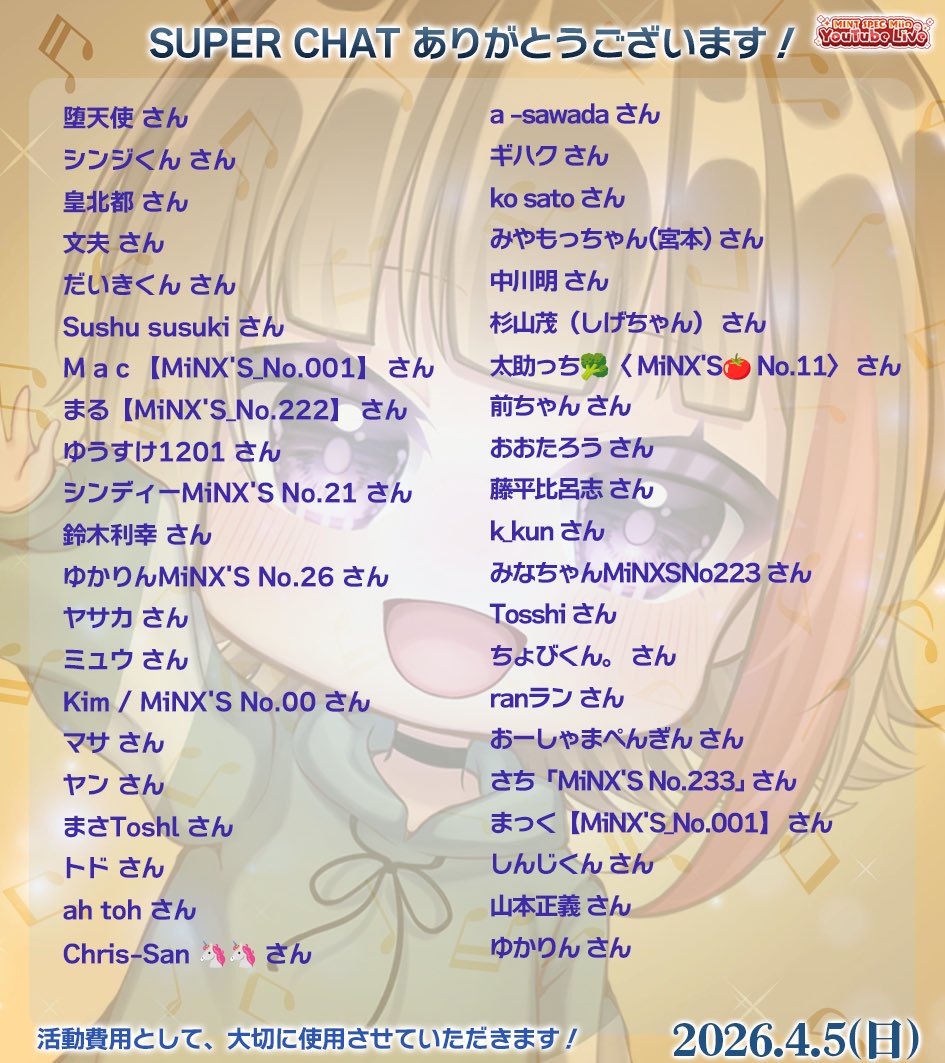 Mii @ MINT SPEC🍅毎週木・日21時30分YouTube生配信🎤🌍 tweet media