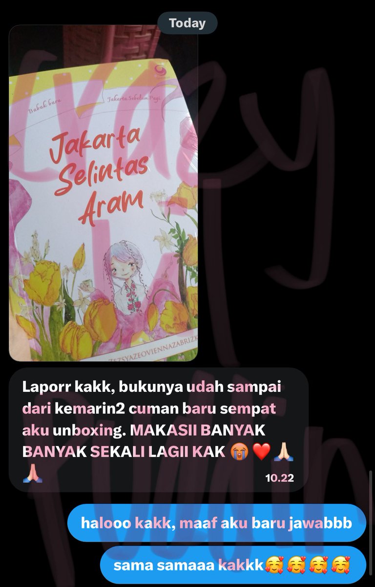 buku GA udah ditangan pemenanggg🥰🥰🥰 ikut seneng bisa bantuin mulangin wlnyaaa, semoga bisa ngadain giveaway lggg🥹🥹🥹