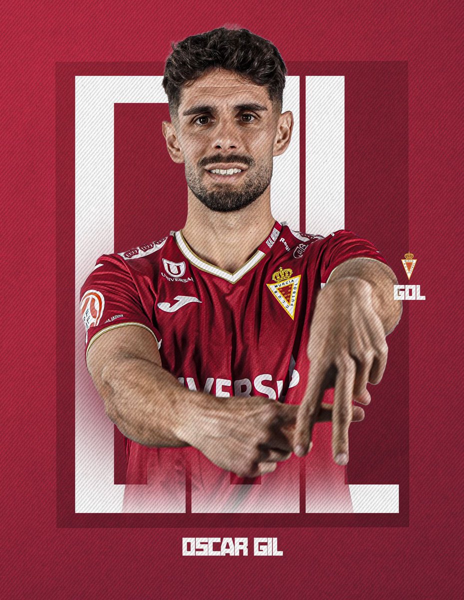 J31 | 7’ | 1-0 | ⚽️ 
¡GOOOOOOOOOOOOOOL DEL REAL MURCIA! ¡GOOOOOOOOOOOOL DEL GOLEADOR! ¡GOOOOOOOL DE ÓSCAR GIL DE CABEZA! 
#RealMurciaAtléticoMadrileño