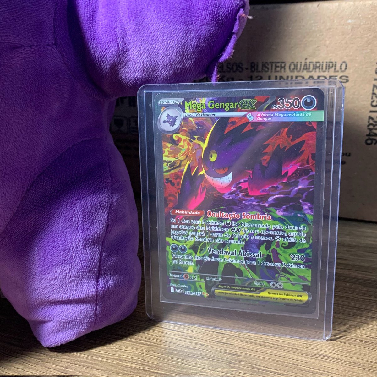 RufousHornero's tweet photo. Qual a carta mais cara da coleção de vocês?

Esse Mega Gengar lindo que meu namorado tirou https://t.co/DrnQuJV6S8