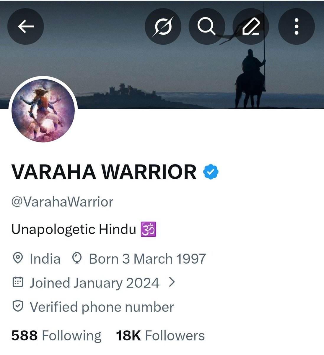 VARAHA WARRIOR tweet media