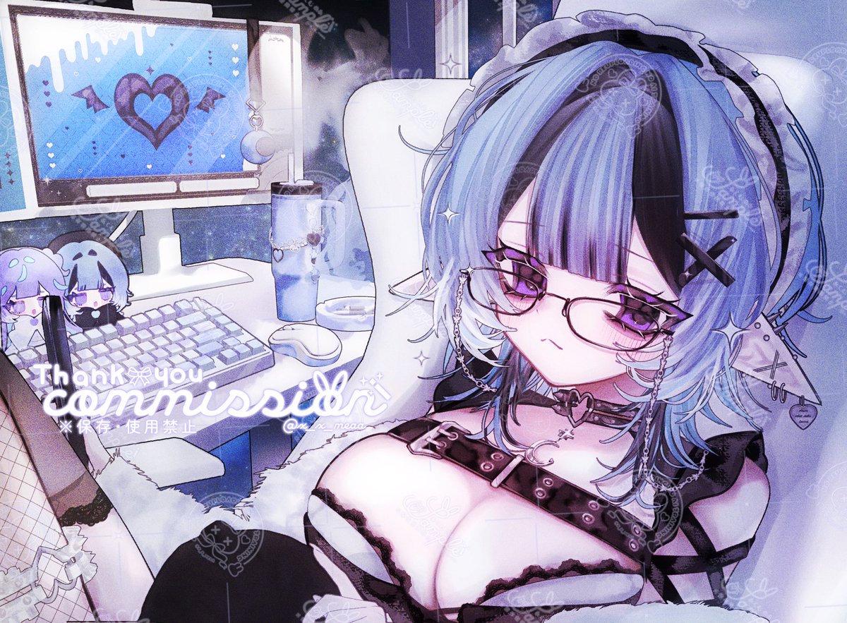 🩵🖤⟡.·*.
 #めあのてんさいこみっしょんっ