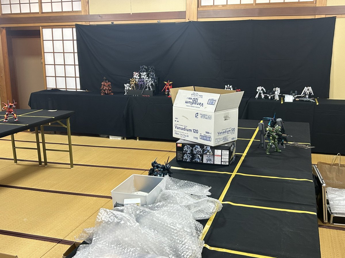 ringo15951's tweet photo. #お寺で模型展示会

無事2日間の展示会が終了しました！

皆様のおかげで昨年よりも多くの方に来場していただき、作品を展示する事が出来ました。

また機会がありましたらよろしくお願いします。

#お寺で模型展示会
#展示会
#プラモデル https://t.co/jWDFj9gsBR
