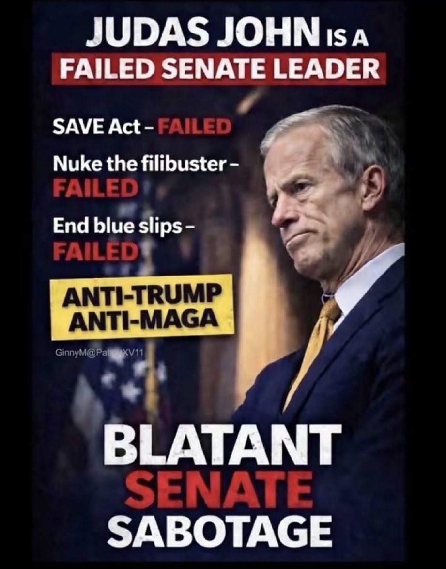 jjauthor's tweet photo. Fire @LeaderJohnThune 

Where are our 5 senators? https://t.co/hyzpPjtcod