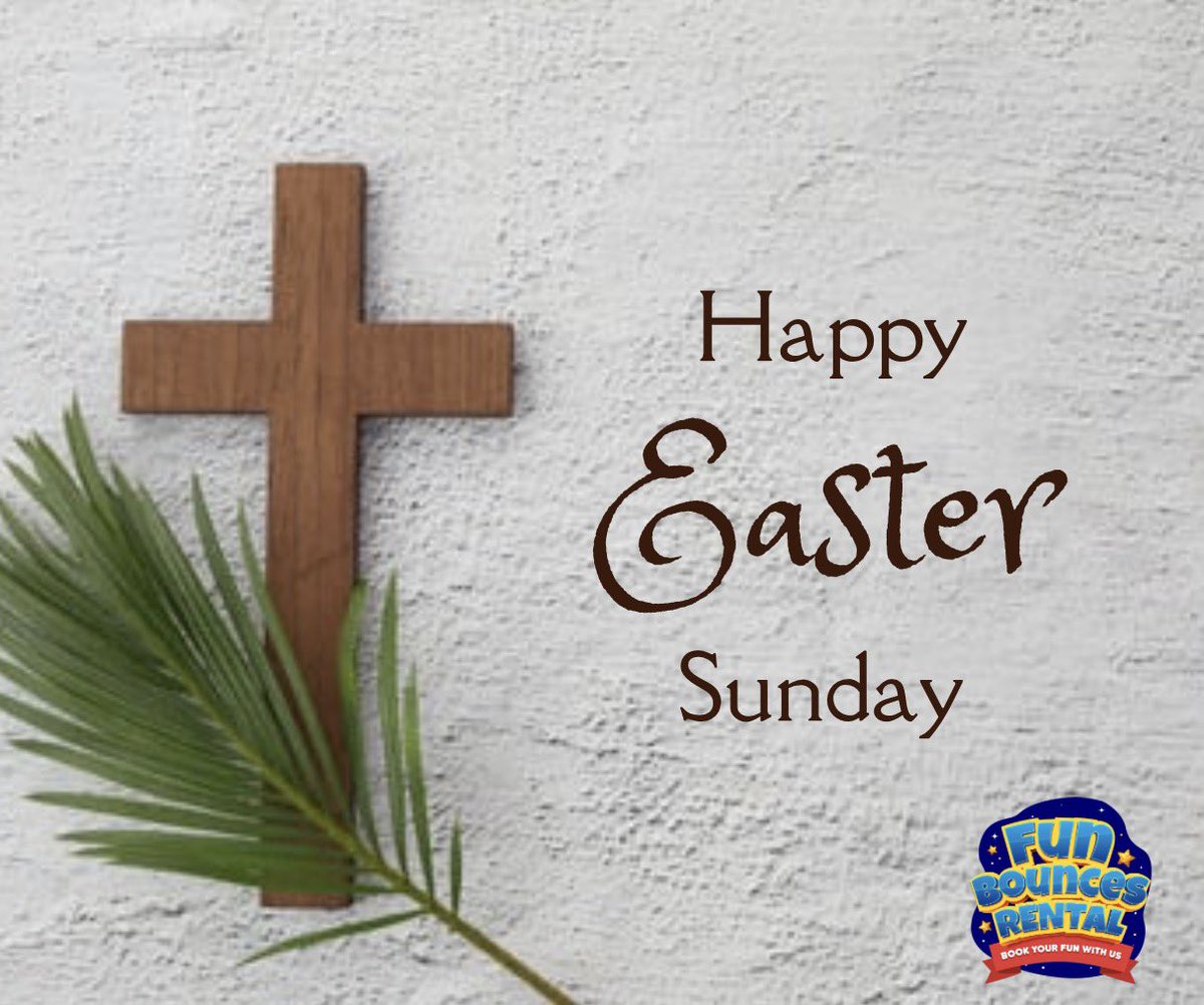 Happy Easter from our family to yours! 
Wishing you a day filled with love, laughter, sweet treats, and unforgettable moments with the ones who matter most. May your hearts be full and your baskets even fuller! 

With love,
Fun Bounces Rental
