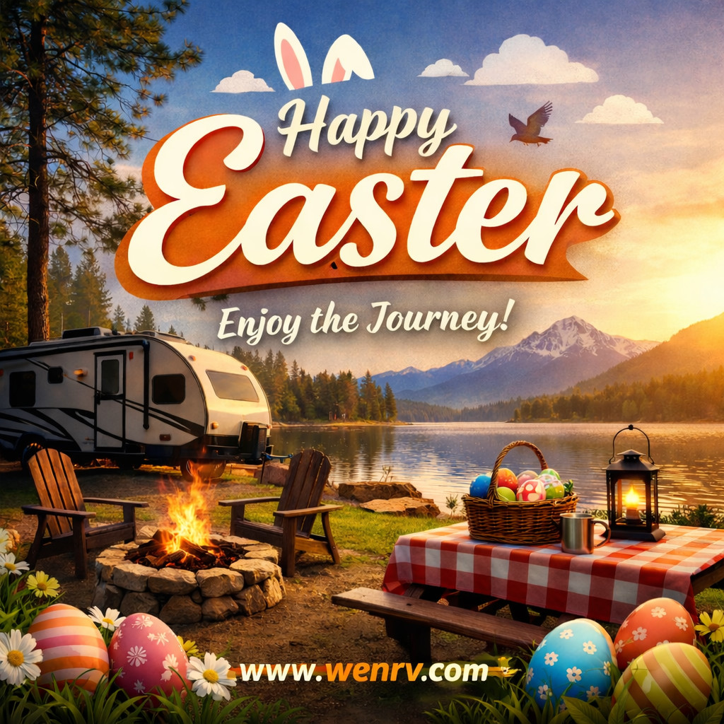 WEnRVcom's tweet image. Happy Easter from the WEnRV family! 🐰✨
-
-
-
#HappyEaster #WEnRV #rvlife #homeonwheels