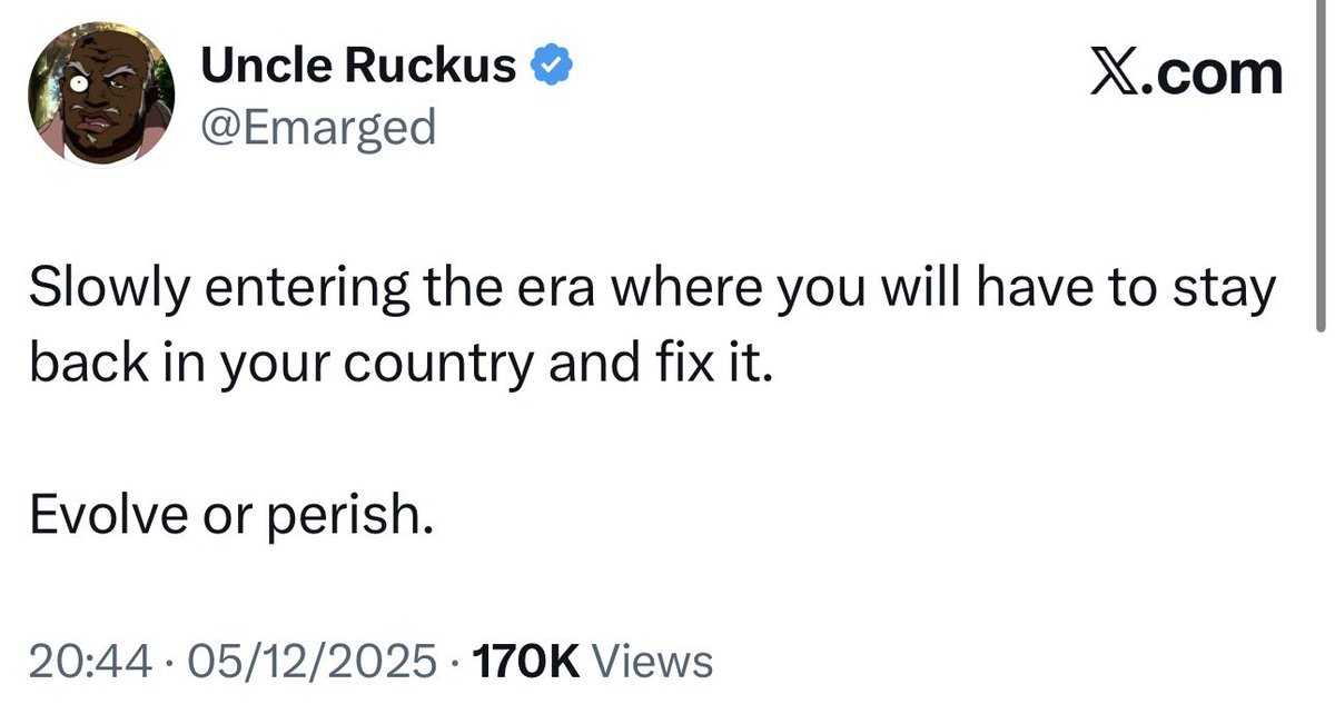 Uncle Ruckus tweet media