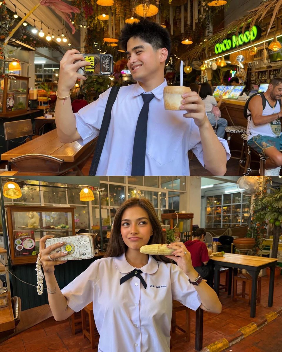 PhilstarNews's tweet photo. ETO PO BA ‘YUNG HARD LAUNCH? 🥹

Former PBB housemates Mika Salamanca and Will Ashley sent the internet into a frenzy after sharing a sweet Instagram collab post, wearing school uniforms while in Bangkok, Thailand on Sunday, April 5.

“So happy for you, Miks,” one fan wrote.

“Hard is launch,” another joked.

“Stay happy, MikWill!” others chimed in, gushing over the pair.

The update quickly gained traction, with fans flooding the comments with kilig reactions.

📸 MikWill