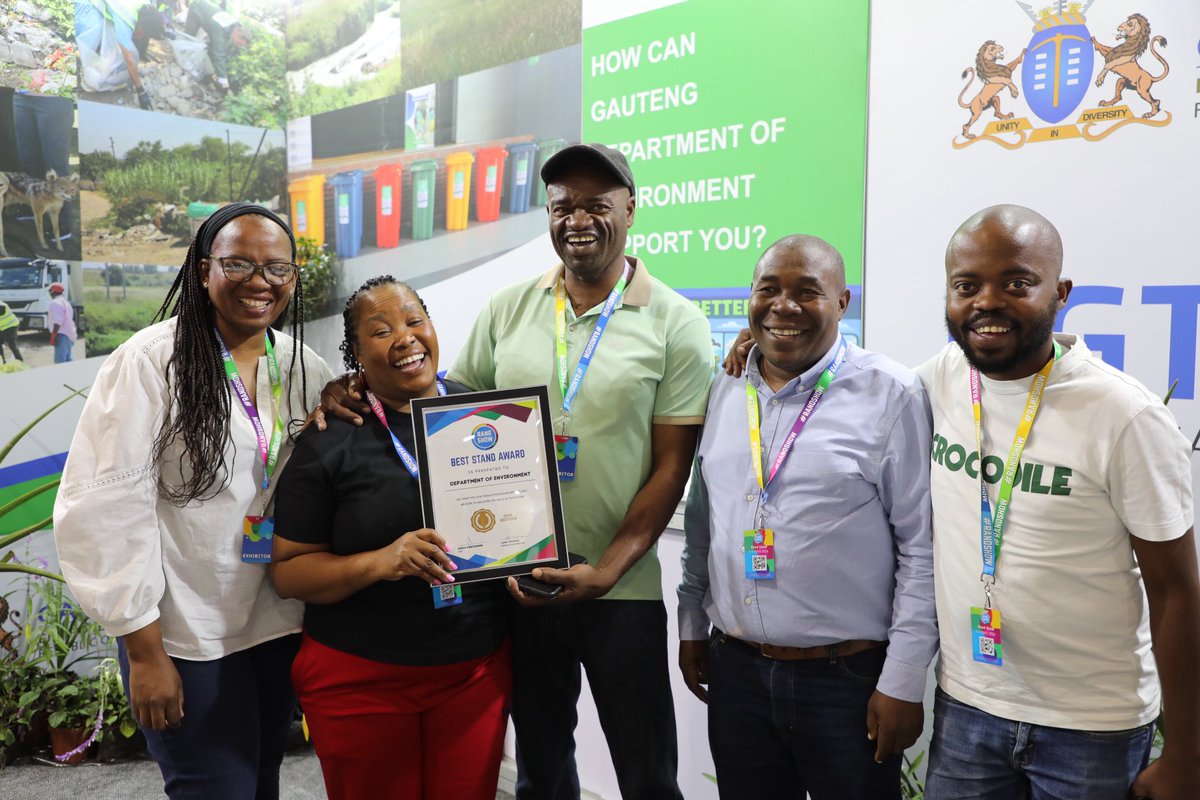 Gauteng Department of Environment tweet media