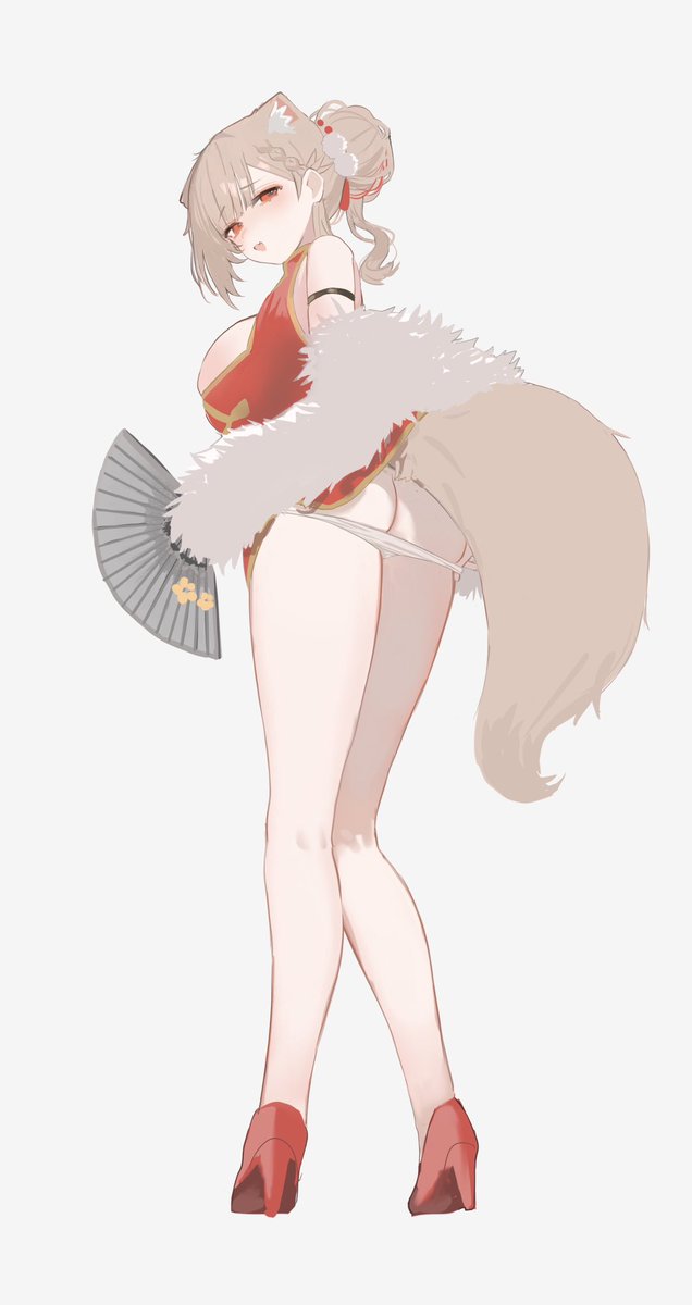 「チャイナ服もちもち #OC」|そろつのイラスト