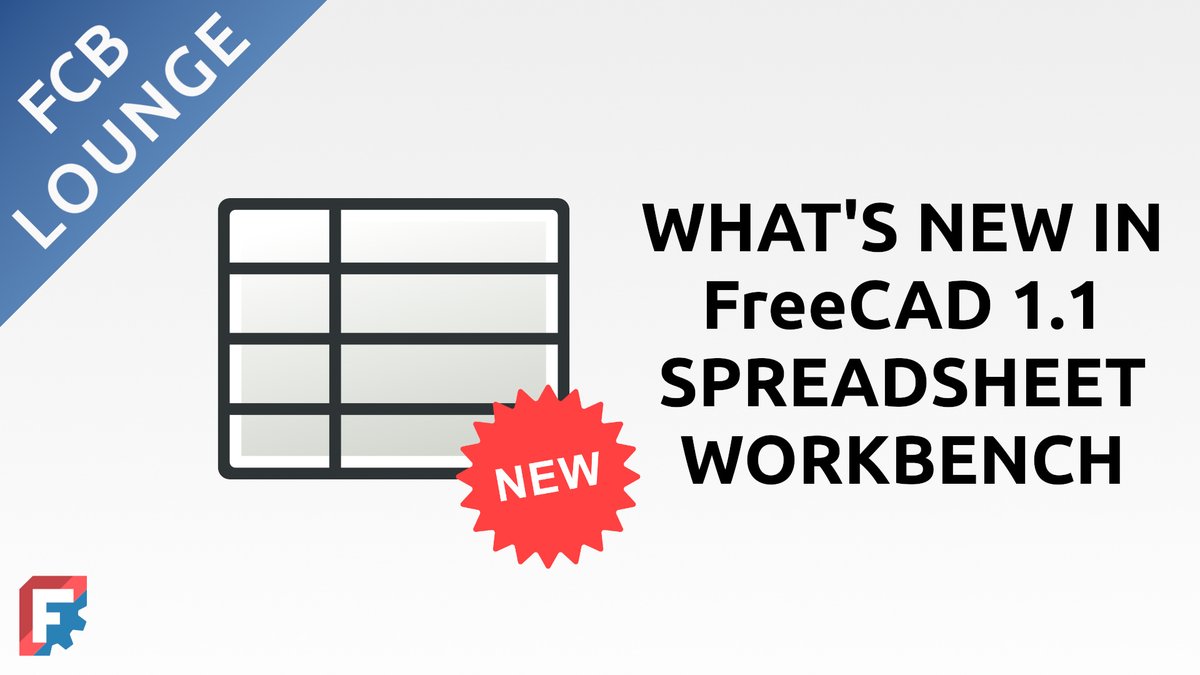 semhustej's tweet image. This video covers Spreadsheet Workbench improvements in the latest #FreeCAD 1.1 release:
youtu.be/3WHrAh3_GgA

#OpenSource #CAD #FCBLounge