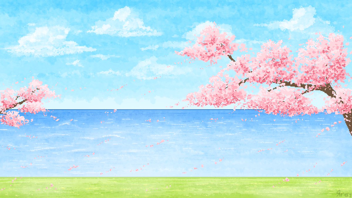 봄을 맞아 도트풍으로 그려본 봄배경  2종 무료배포 합니다
많이 부족하지만 마음에 드셨으면 좋겠습니다!!

다들 즐겁고 따스한 봄 되시길 바랍니다

구글 드라이브 링크
drive.google.com/file/d/1QllhW4…

[※워터마크 지우시면 안됩니다※]