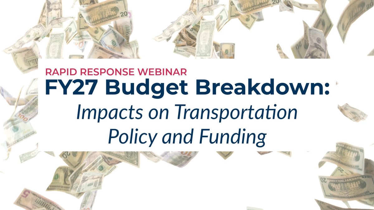 EnoTrans's tweet image. 🚨 ETW subscribers: The FY27 budget request is here! What’s changing for transportation, rail, and shipbuilding? Join our rapid response webinar with Jeff Davis on April 6, 1:00 pm. Don’t miss out! #Budget2027 #Transportation #Webinar