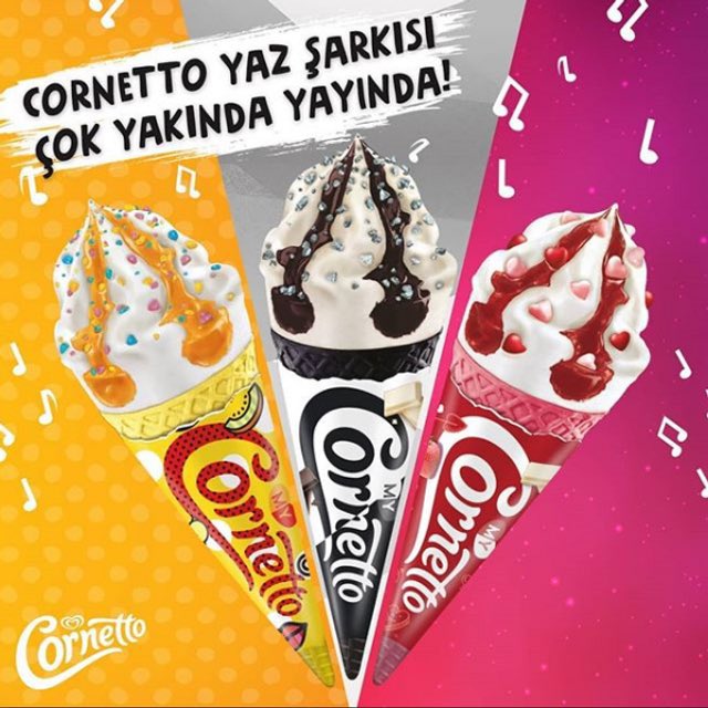 turkpopmuzigi's tweet photo. Hazır mısınız?🍦
#Cornetto 2026 yaz şarkısı çok yakında yayında! Sizce @CornettoTR yaz şarkısını bu yıl kim söylemeli?🤩 https://t.co/FClPnFACXL