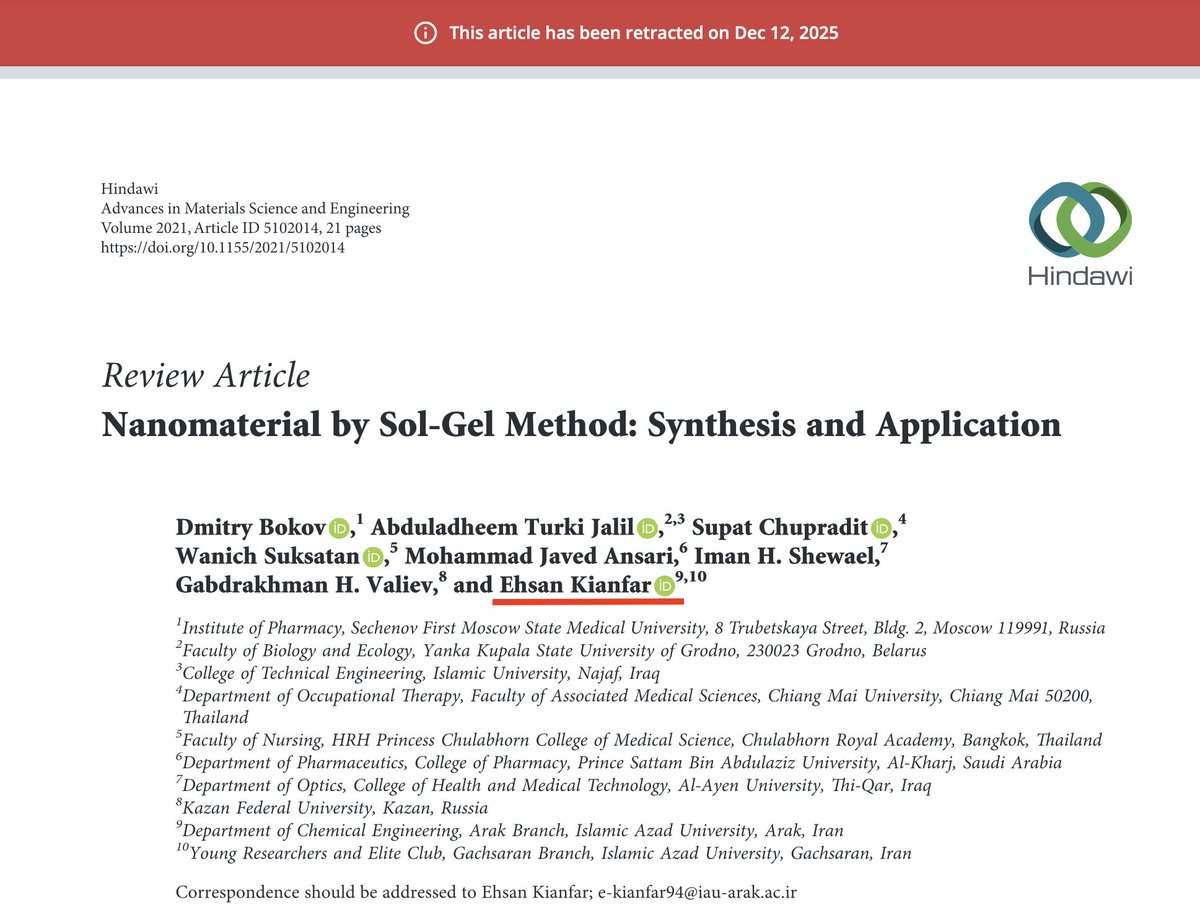 Spottingthespot's tweet image. Meet Ehsan Kianfar  from Islamic Azad University. He is a proud '2% idiot' ! At this point, I will automatically assume you are a #fraud when you brag about this '%' thing. Of course, like many of them, he is a #papermill #fraud with several retractions (2 shown as examples).