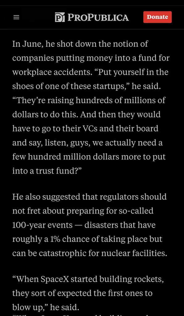 🚨The Trump administration is gutting nuclear power safety in the name of powering AI data centers, outsourcing decisions to billionaire investors, plotting to increase cancer-causing radiation exposure on Americans by 5x, and creating the conditions for a nuclear catastrophe.