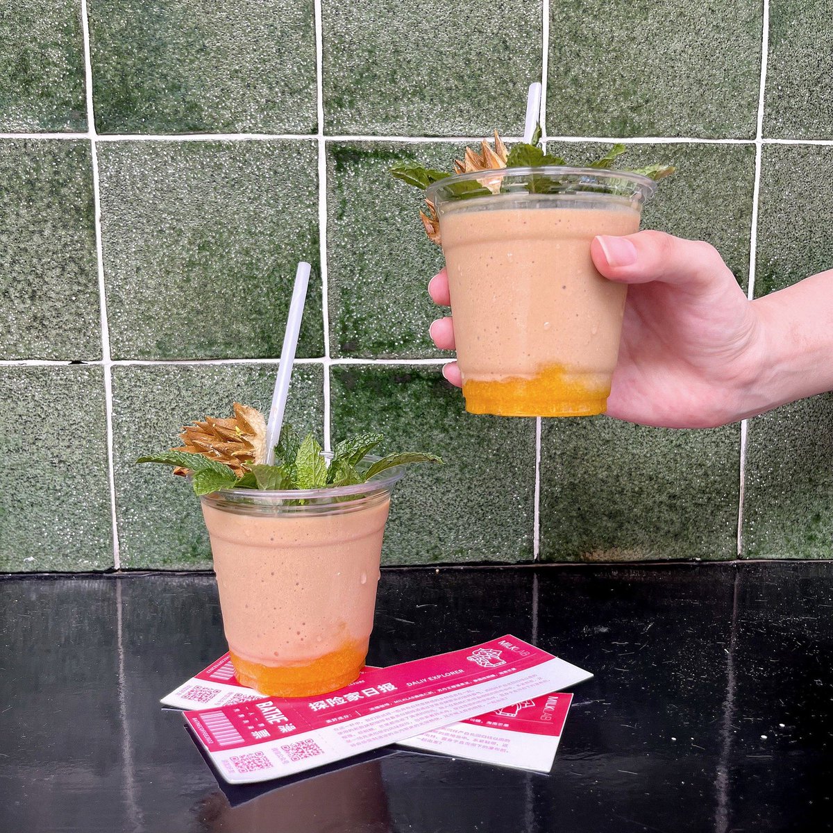 ShanetEmilien's tweet photo. 5-Minute Watermelon Mint Cooler  Blend 2 cups cubed watermelon + 6 mint leaves + 1 tsp lime juice. Strain (optional) for a smooth sip. Garnish with a mint sprig u0026 watermelon slice. Chill, refresh, repeat! https://t.co/WWiUugFqps