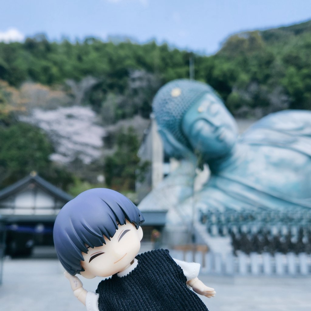erushi's tweet photo. Day 1: Fukuoka

Visited the giant reclining Buddha statue at Nanzo-in Temple, Ohori &amp; Maizuru Parks for the lake and sakura matsuri, and had the obligatory ramen. :D https://t.co/MFM2waPEja