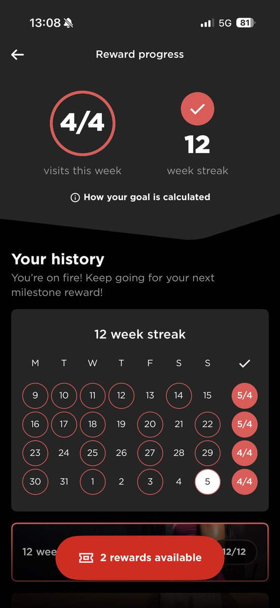 12 Week Streak ! Consistency. 

3/4x W x12 

#Gym #12Week
