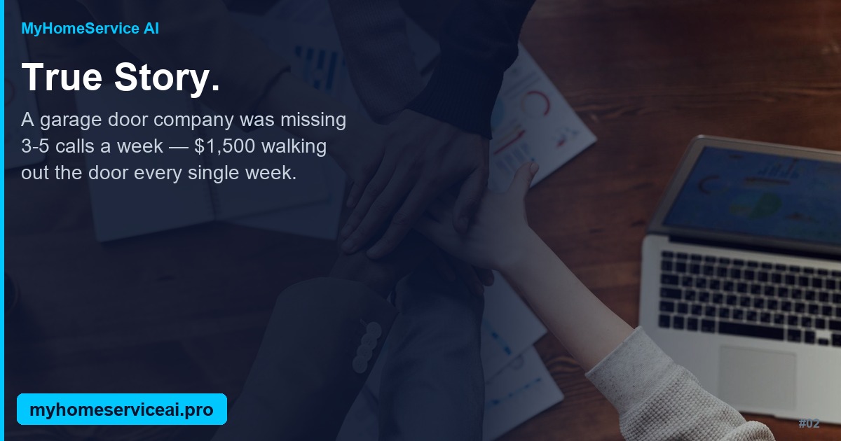 MyHomeServiceAI's tweet photo. What our AI does while you're on a job:

✅ Answers the call
✅ Identifies the issue
✅ Collects name, address and job details
✅ Books the appointment
✅ Sends you the lead instantly

You finish the job. We handle the next one.

This runs 24/7. Nights, weekends, holidays.
No hiring. No training. No drama.

https://t.co/CFFyxmgOGI