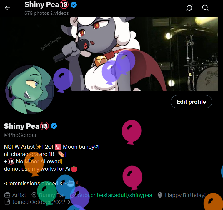 Shiny Pea🔞 tweet media