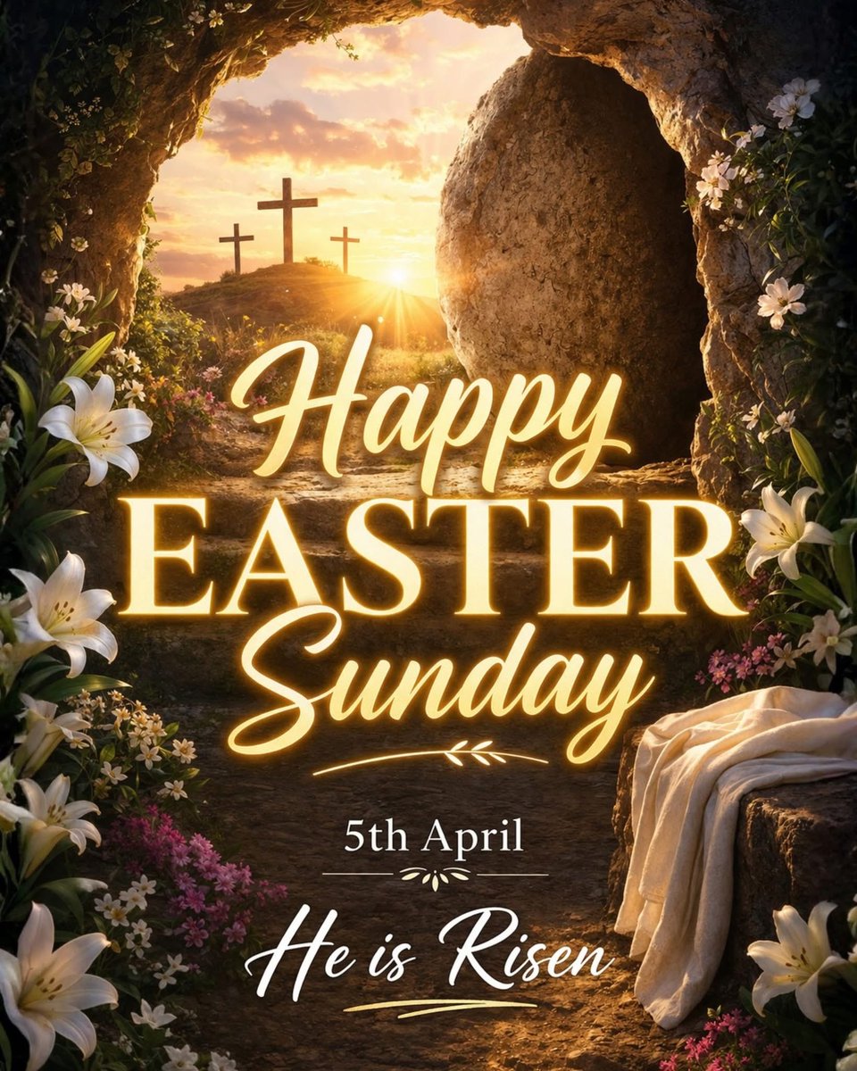 The tomb is empty🙏