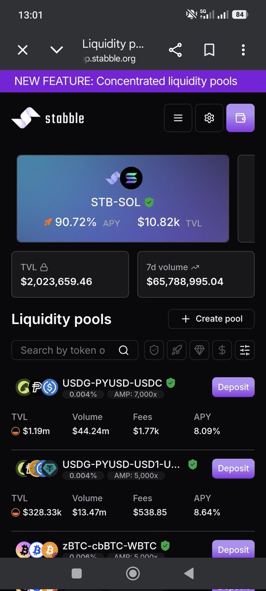 8% on your #pyusd 
<a href="/stabbleorg/">stabble</a> <a href="/solana/">Solana</a> pool at 90%
Don't let yours sit idle