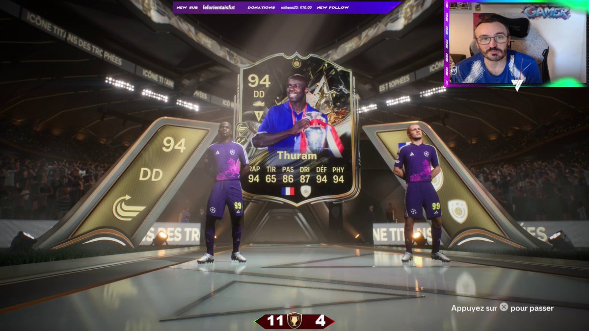 11/4 avec le concept du futchamp à la roue en étant en 10-2 dommage ....

Par contre les mecs qui tweet en me notifiant et affiche fièrement une victoire en avril en futchamps sans mettre les stats en plus vous étés toujours aussi pathétique 😅 ( je vous les met pour la peine )