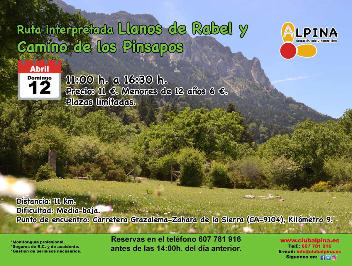 ALPINA_eotl's tweet photo. Descubre con Alpina y en familia el Bosque Mágico del Pinsapar
☎️ Información y reserva: 607 781 91
#senderismo #llanosderabel #pinsapar #sierradegrazalema #zaharadelasierra #cadiz @TurismoJerez @CadizTurismo @Sfdoturismo @OcioCadiz @TurismoElPuerto @grazalematuris @VisitCadiz https://t.co/rKuzh7Whsj