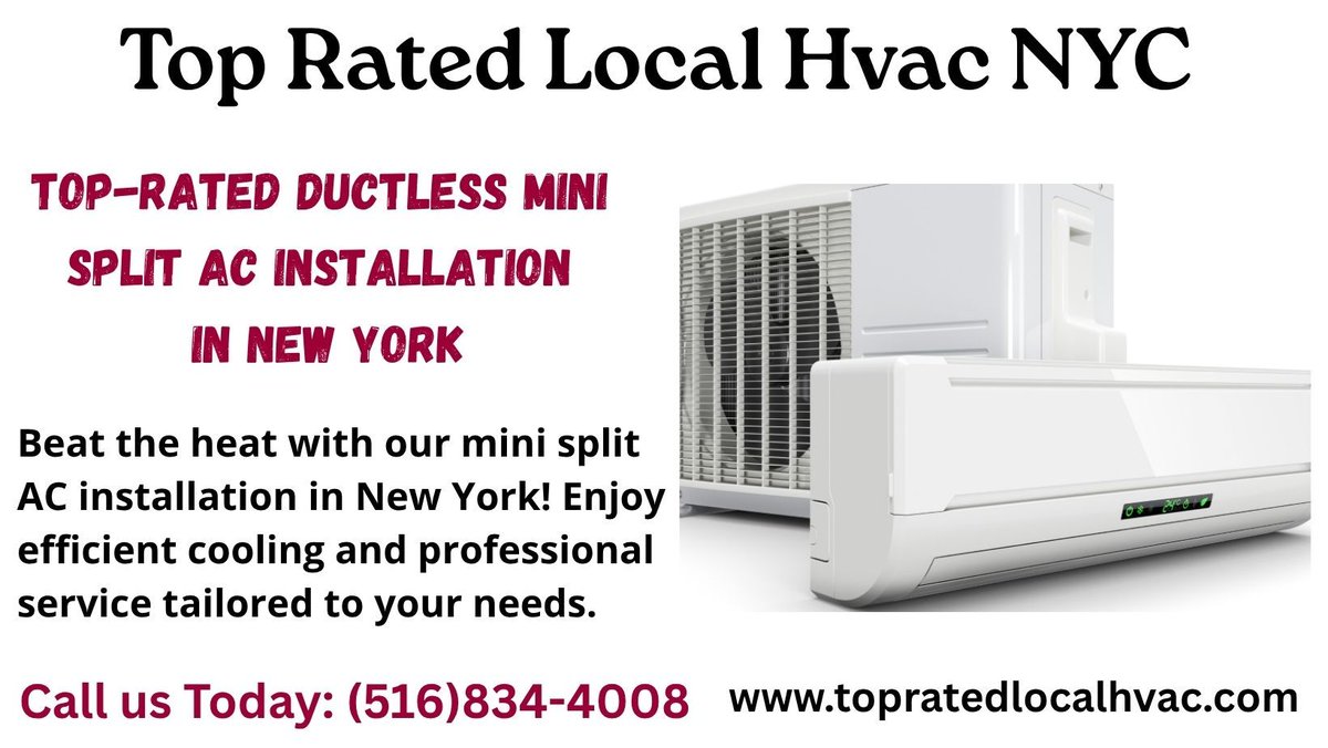 THvacnyc's tweet photo. Beat the heat with our professional mini split AC installation services in New York. Experience comfort and efficiency all season long. Call us (516)834-4008 , https://t.co/gMjCZPWSKW
#AirConditioning, #ACService, #HVAC, #CoolingSolutions, #ACRepair, #Maintenance, #ACInstallation https://t.co/GSkVm2jdPv