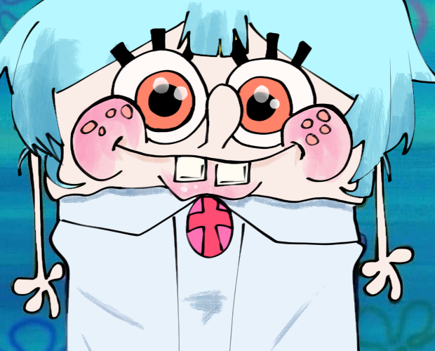 sukiselkie's tweet photo. I wish I could be like SpongeBob:)

Art by @mwytki https://t.co/bRZDLFrgRI