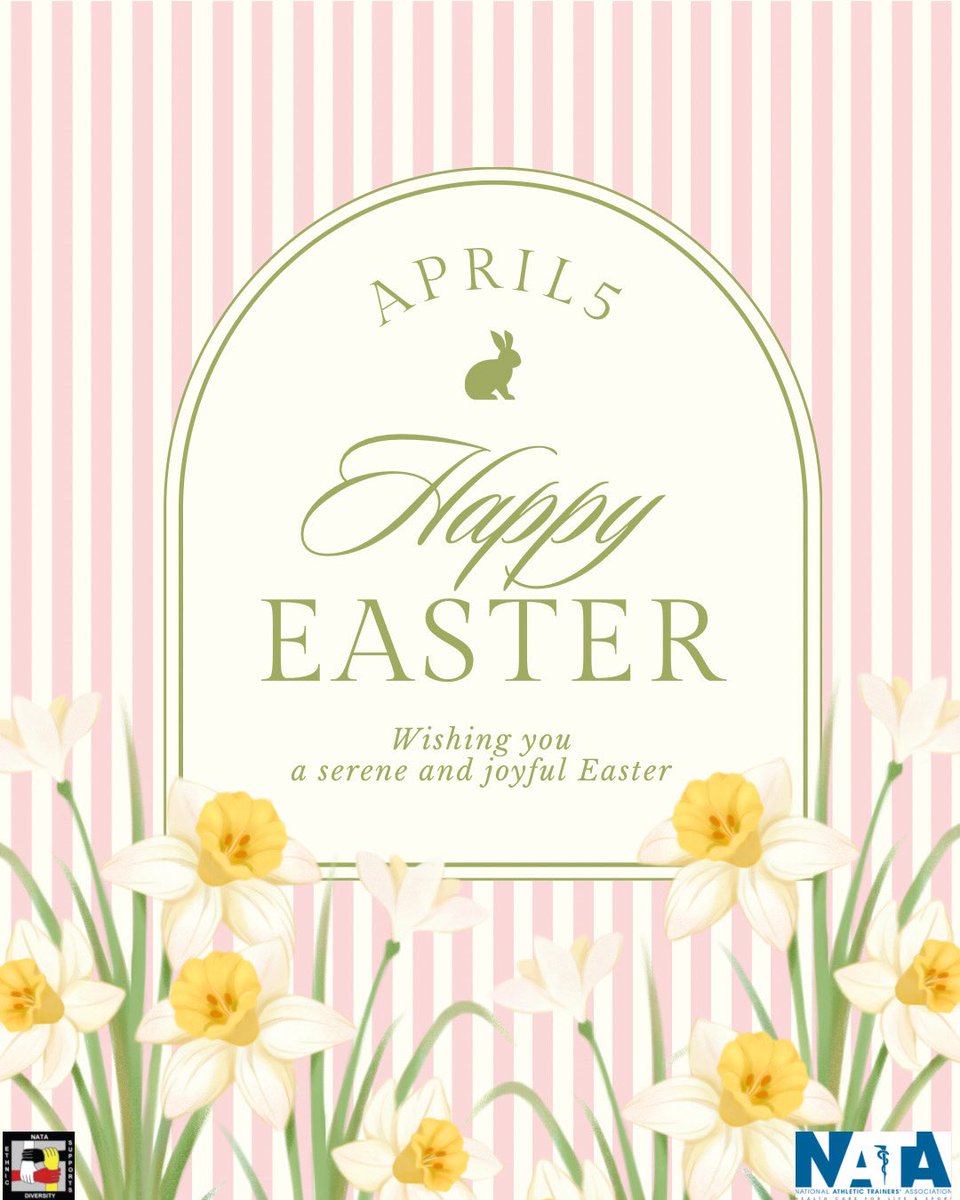 EDACNATA's tweet image. Happy Easter to everyone who celebrates!
#EDAC365 #EDAC4ALL #RepresentationMatters #DiversityMatters