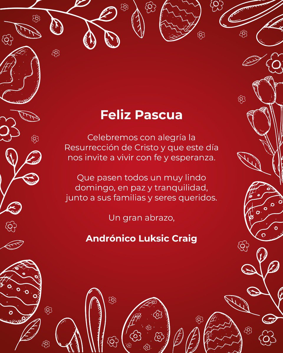 Andrónico Luksic C. tweet media