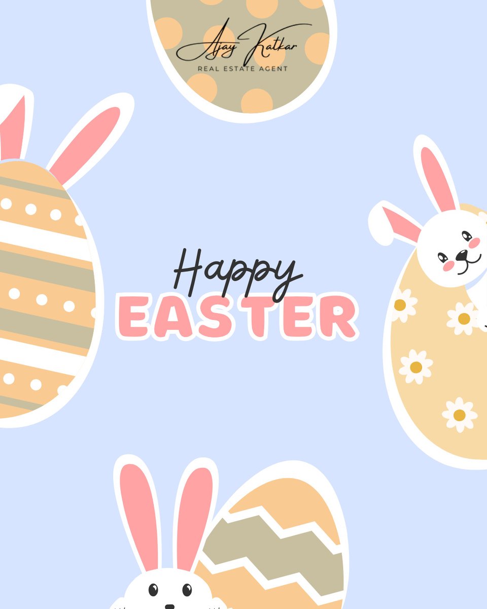 KatkarRealty's tweet photo. 🐣🌷 Happy Easter! Wishing you and your family a joyful day filled with hope, love, and new beginnings. May this beautiful season of renewal bring peace, happiness, and blessings to your home. 🌸✨
#HappyEaster #EasterJoy #SpringBlessings https://t.co/7Xam1K7ojz
