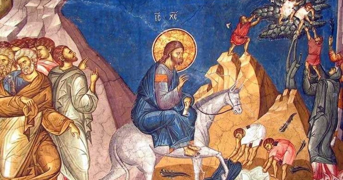 RaduCarp73's tweet photo. Christ entered Jerusalem today. https://t.co/qjCla05212