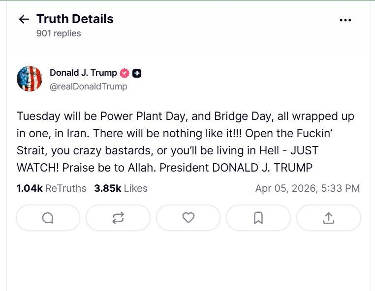 powerofcom58052's tweet photo. 📢Updates :- He now completely zone of F*ck. #turmp #USISrealiran #war #War35days #Markets #crash #helluvaverse https://t.co/Fa2uPksXIu