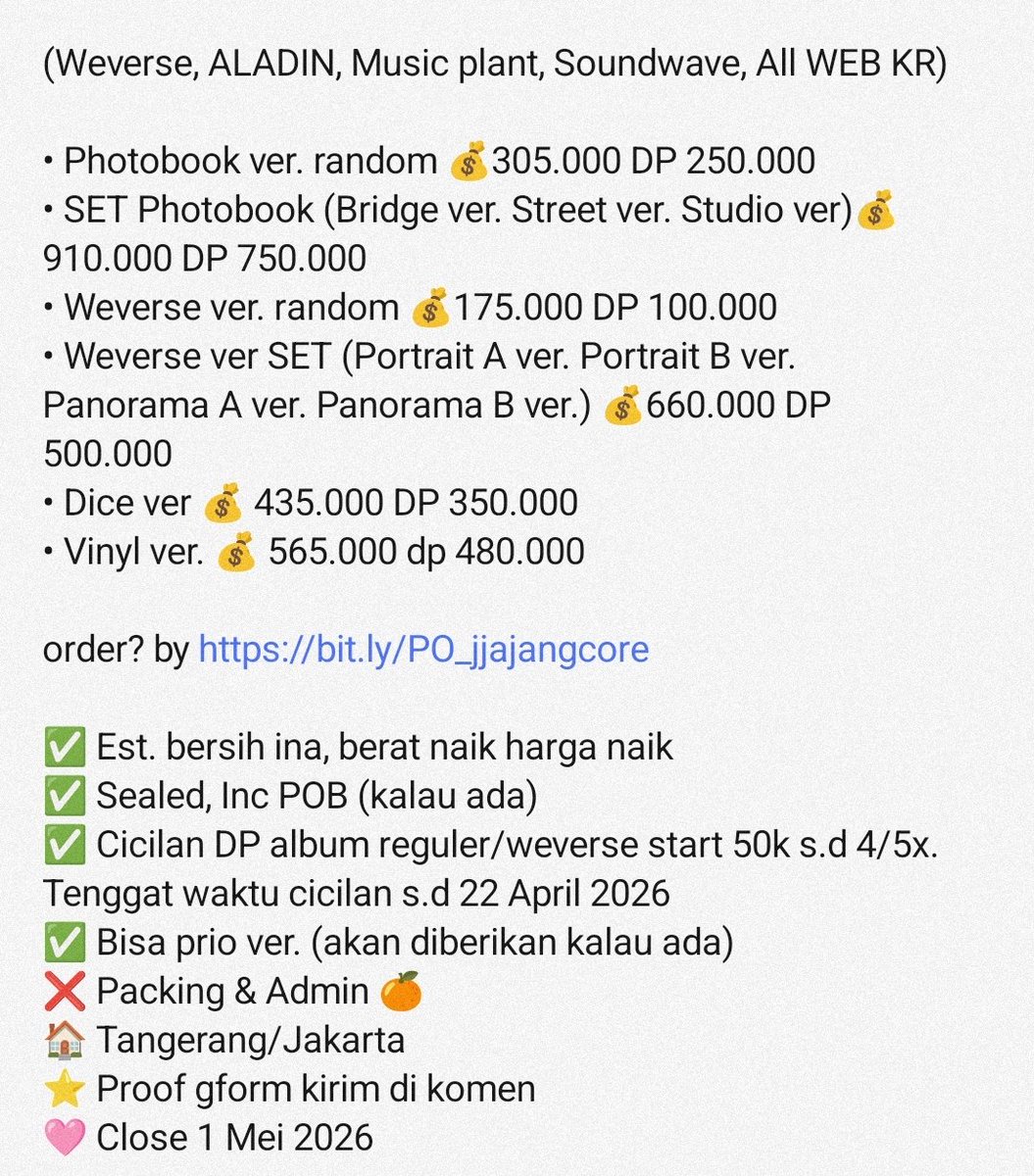 OPEN PRE ORDER GREENGREEN CORTIS | mt after dm tweet media